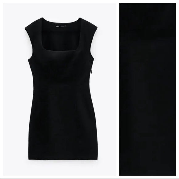 Zara black mink dress - Picture 2 of 3